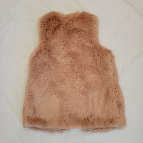 A NEW DAY Pink Faux fur vest size XS - Picture 2 of 6